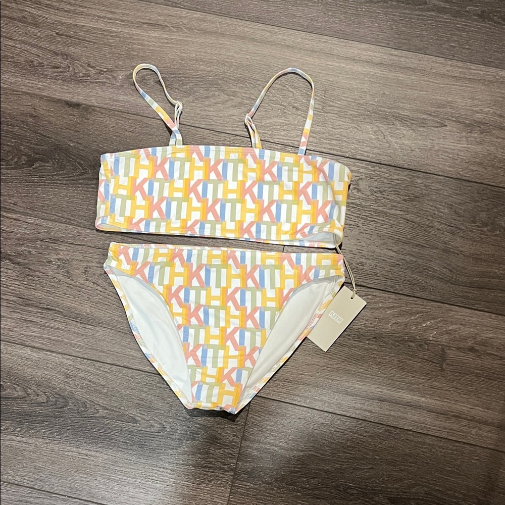 Kith Kids Swim Bikini in Pastel Multicolor